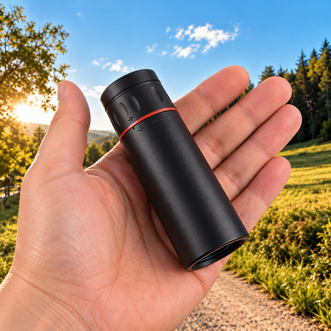 Monoculaire de Poche Compact 25 mm – Randonnée et Voyage