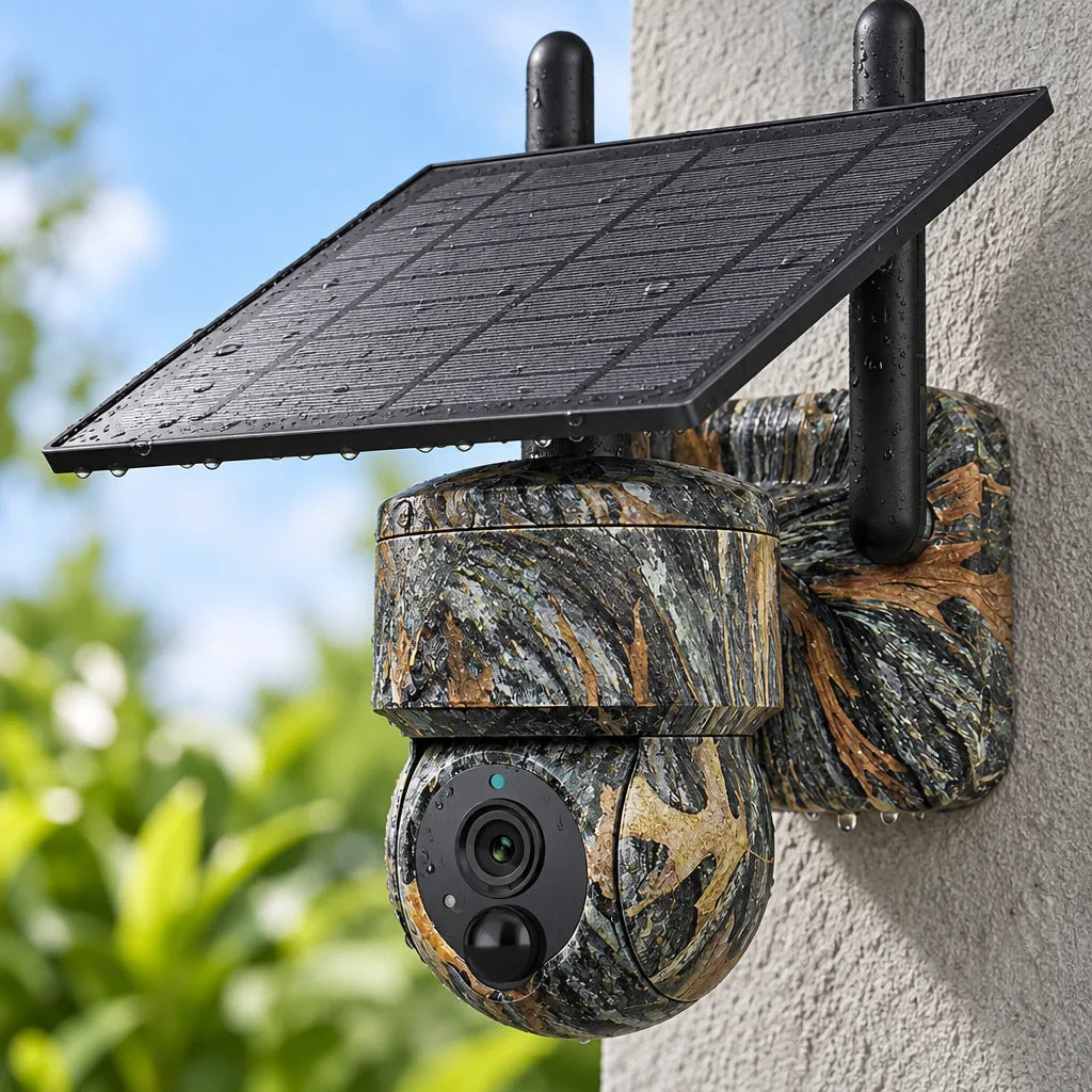 Caméra Solaire 5MP – Wi-Fi ou 4G et Vision Nocturne