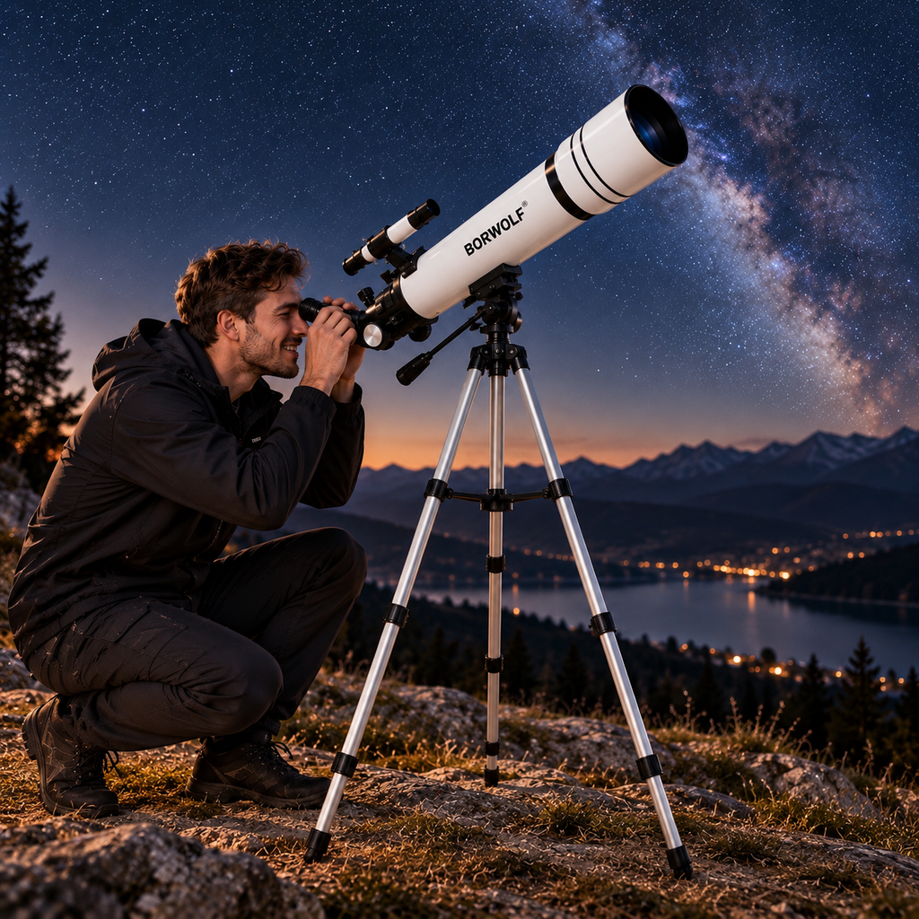 Télescope Astronomique 70/400 mm – Observation de la Lune