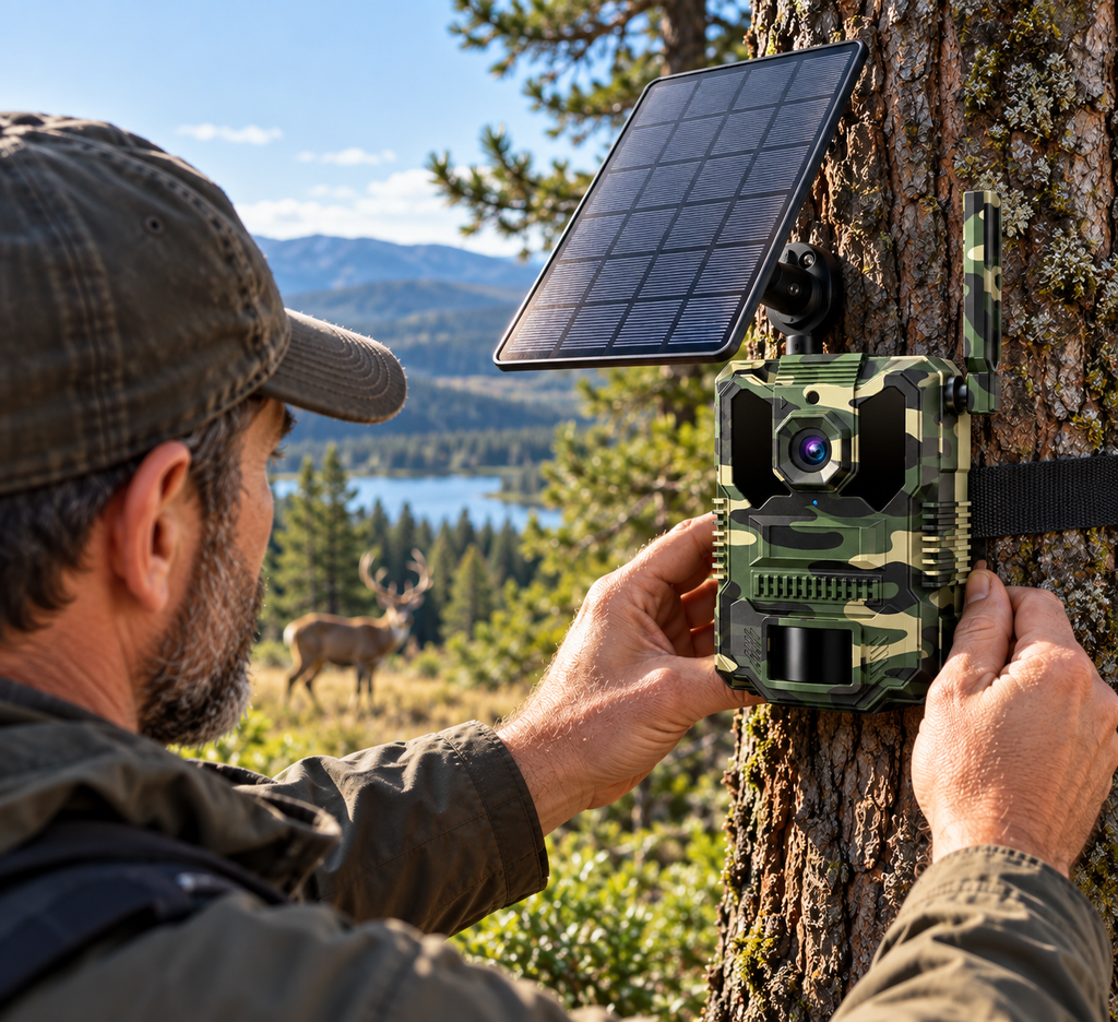Caméra de Chasse 4G Solaire 2.7K