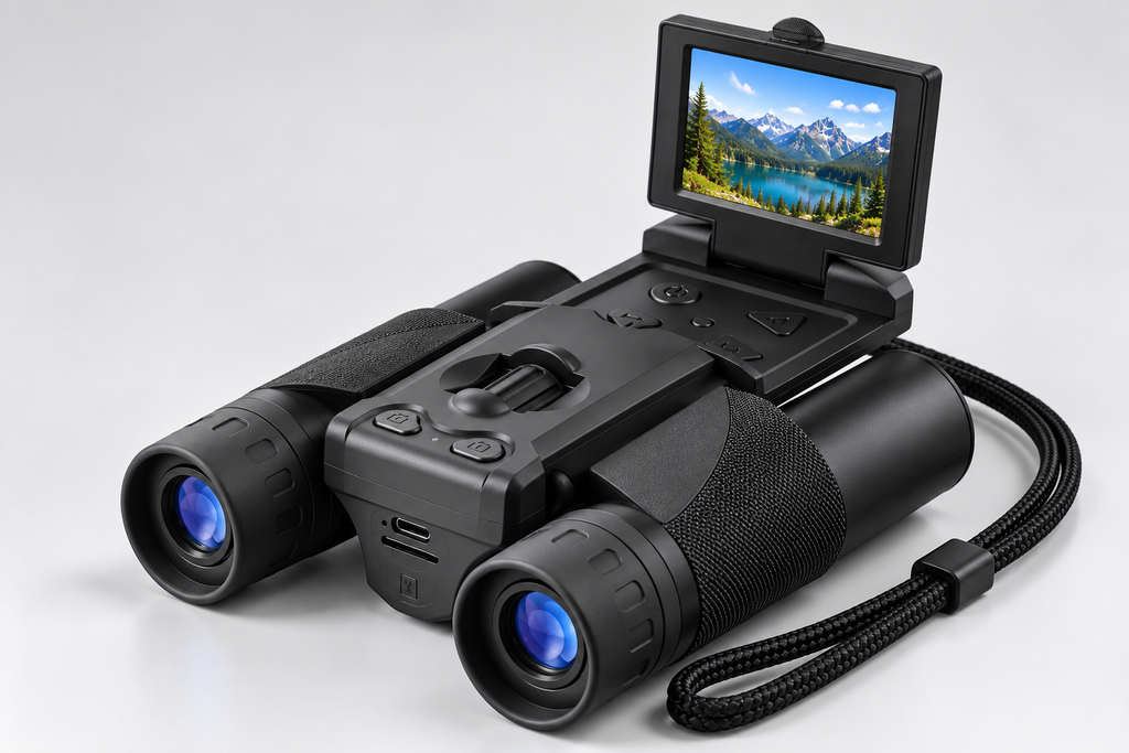 Jumelles avec caméra vidéo HD – Observation & enregistrement