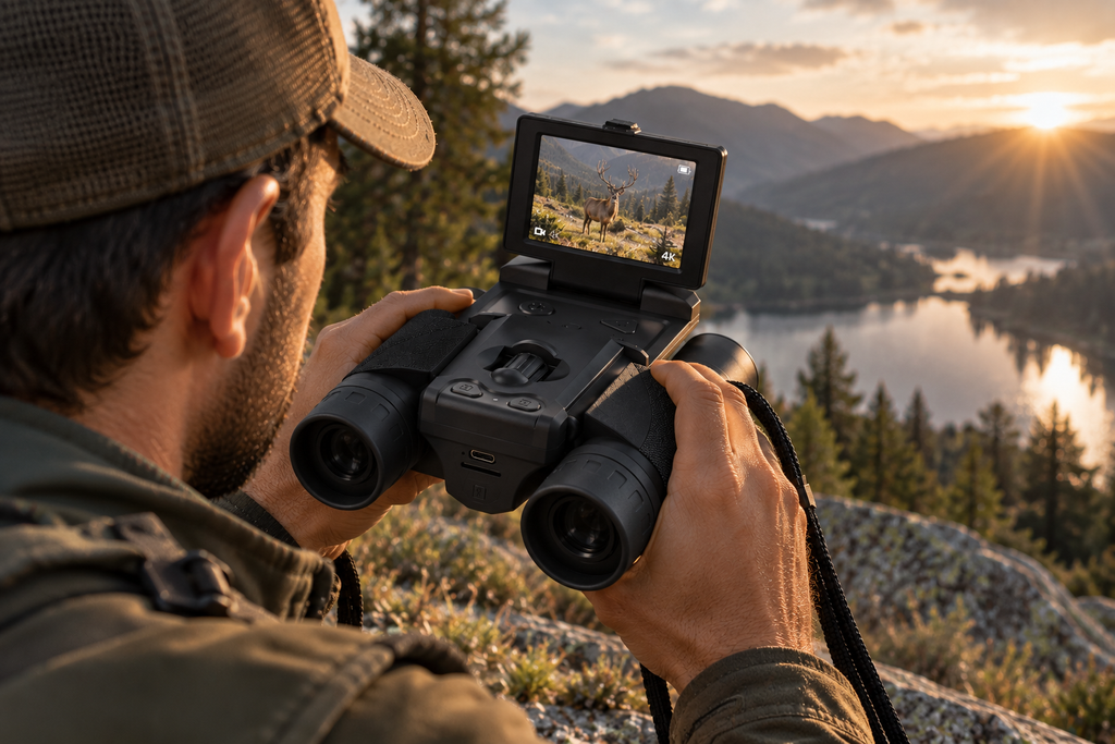 Jumelles avec caméra vidéo HD – Observation & enregistrement