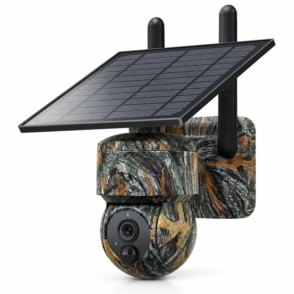 Caméra Solaire 5MP – Wi-Fi ou 4G et Vision Nocturne