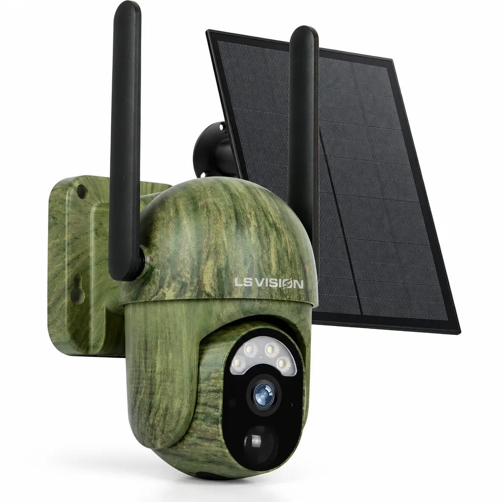 Caméra Solaire 4MP IP66 – Wi-Fi ou 4G
