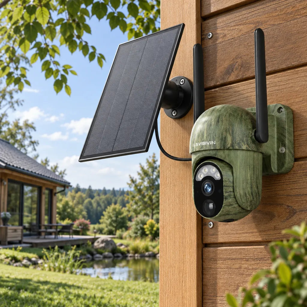 Caméra Solaire 4MP IP66 – Wi-Fi ou 4G