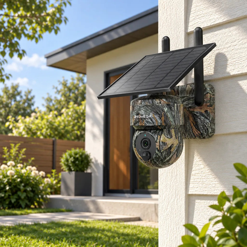 Caméra Solaire 5MP – Wi-Fi ou 4G et Vision Nocturne