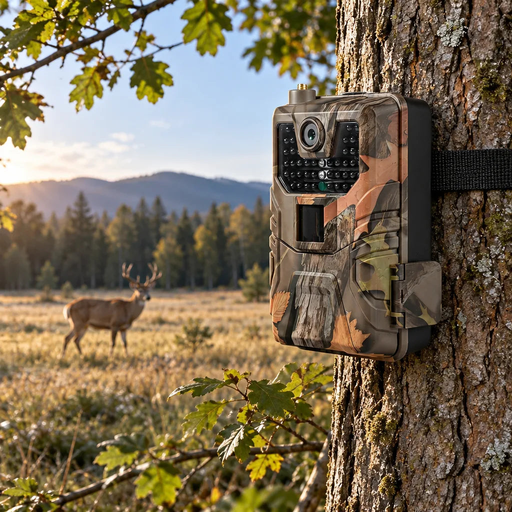 Caméra de Chasse 4G 4K 120MP – Vision Nocturne