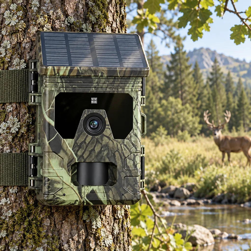 Caméra de Chasse Solaire 4K 50MP