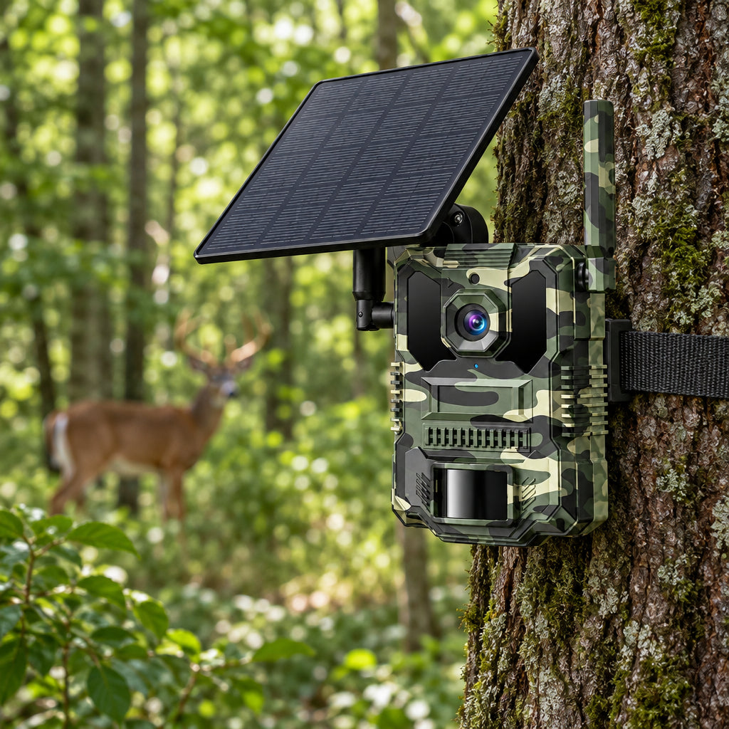 Caméra de Chasse 4G Solaire 2.7K