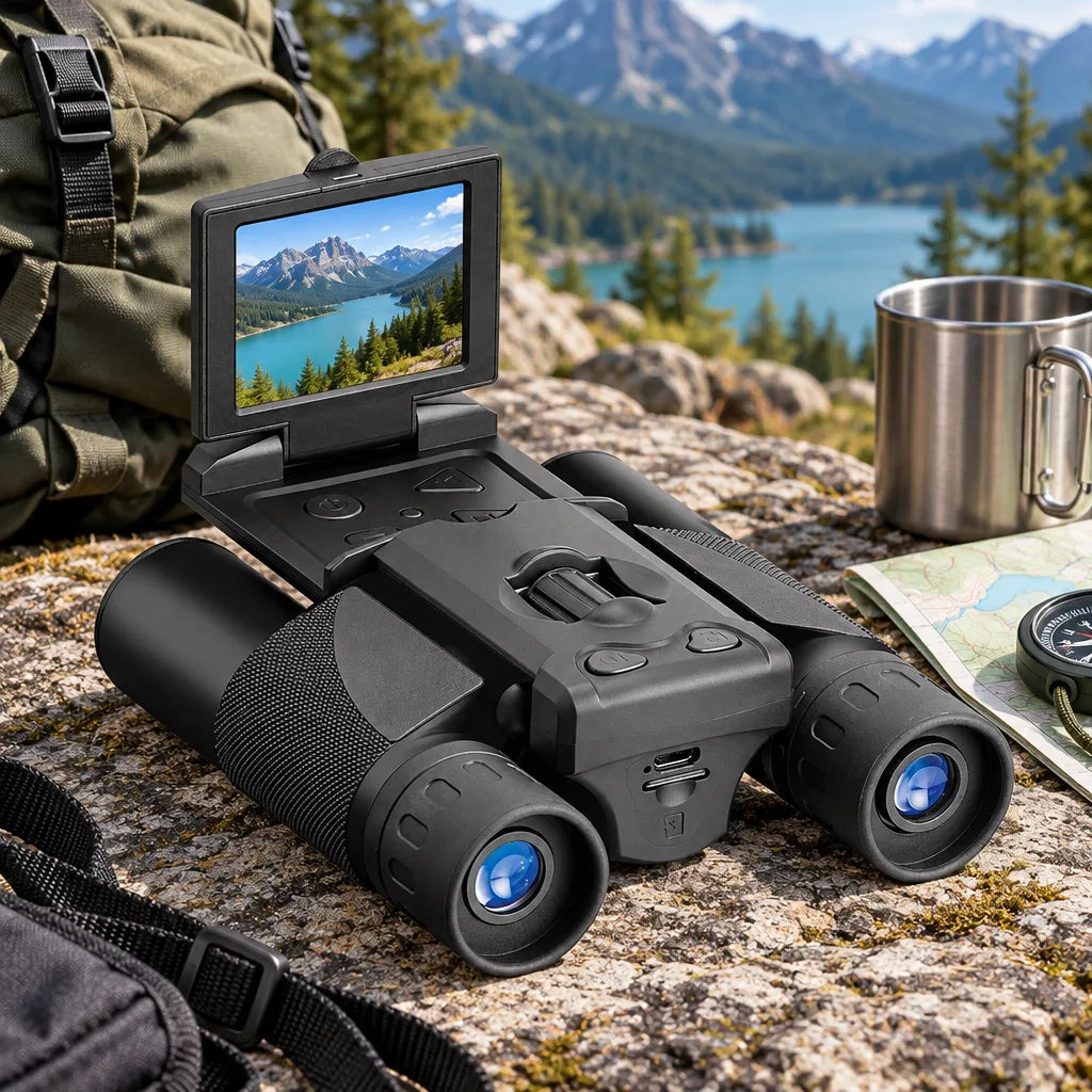Jumelles avec caméra vidéo HD – Observation & enregistrement