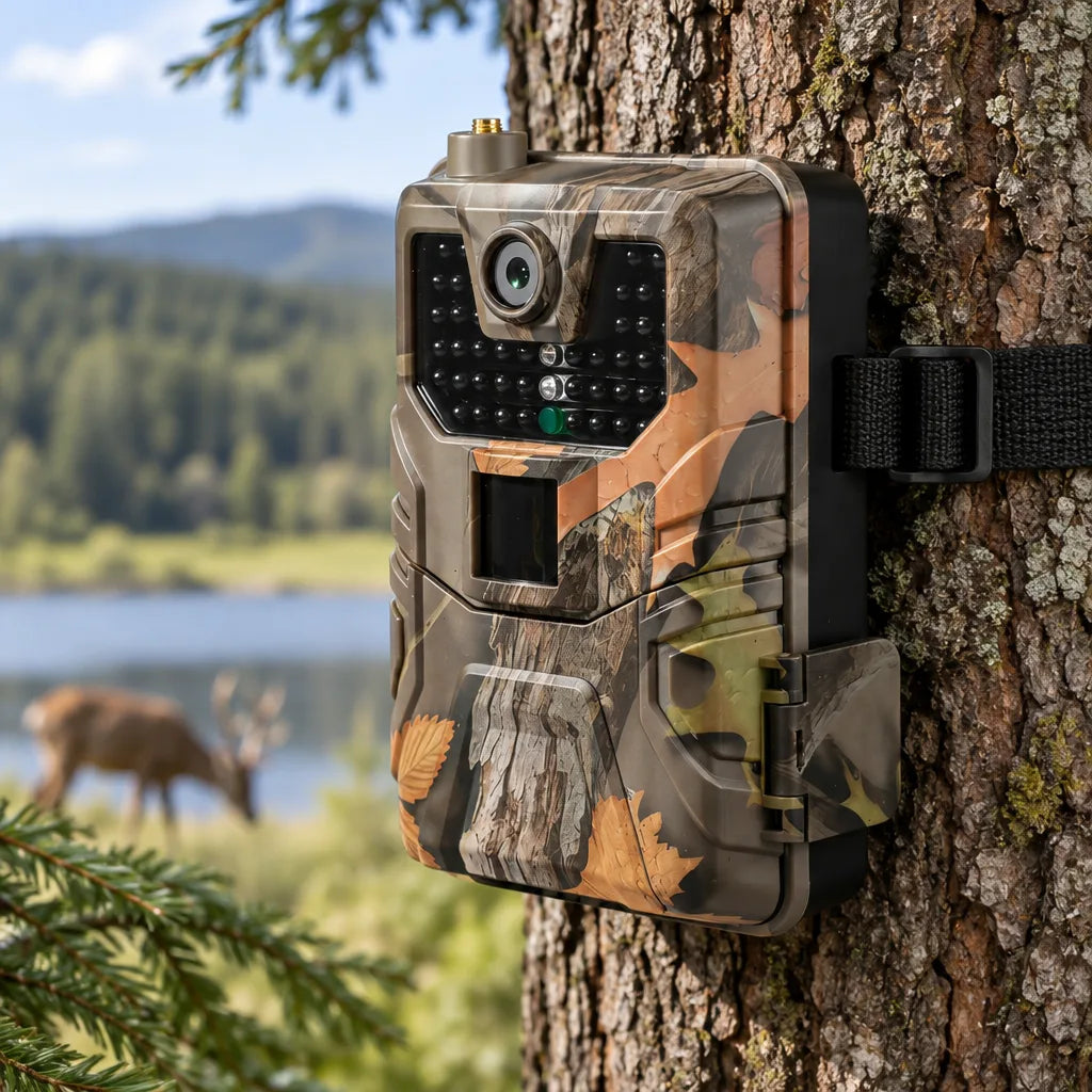 Caméra de Chasse 4G 4K 120MP – Vision Nocturne