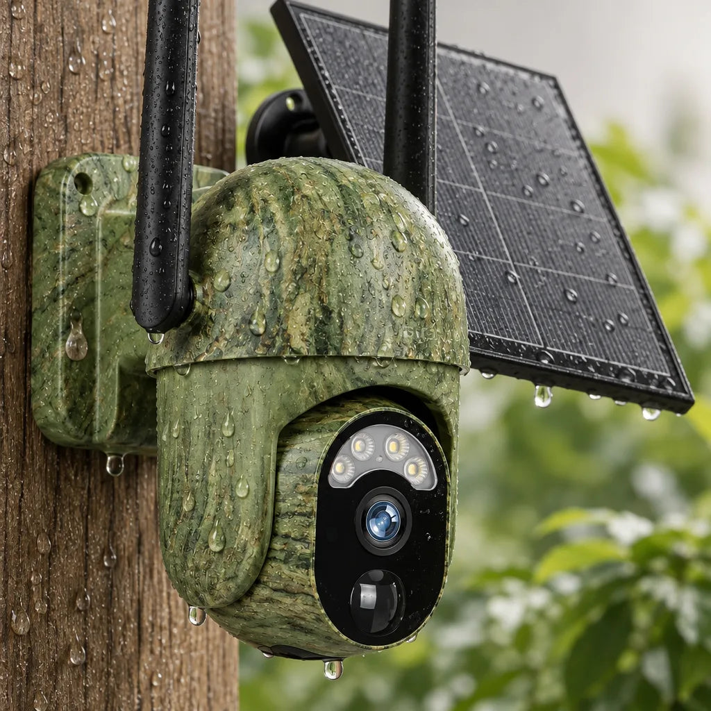 Caméra Solaire 4MP IP66 – Wi-Fi ou 4G