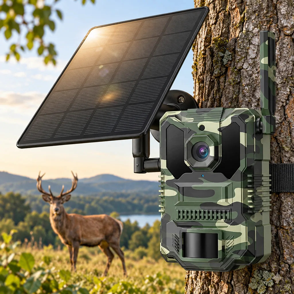 Caméra de Chasse 4G Solaire 2.7K