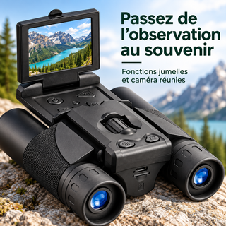 Jumelles avec caméra vidéo HD – Observation & enregistrement — détails du produit