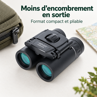 Jumelles de Poche 40x22 Compactes et Pliables – BAK4 FMC — caractéristiques et bénéfices
