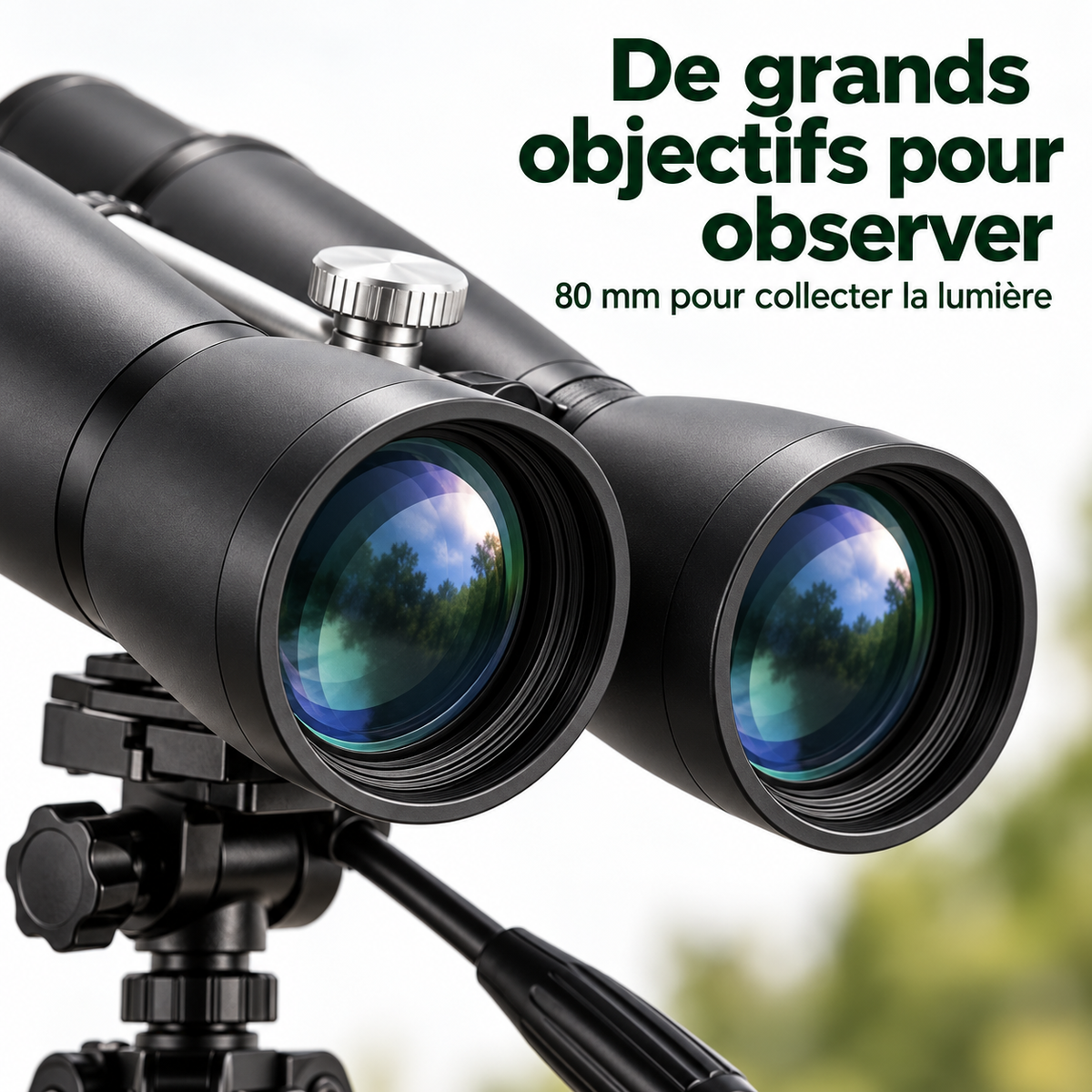 Jumelles 25-75x80 à Zoom Variable – Observation Longue Distance — détails du produit