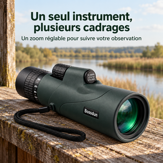Monoculaire 10-30x50 Zoom – BAK4, FMC et IPX5 — mise en situation