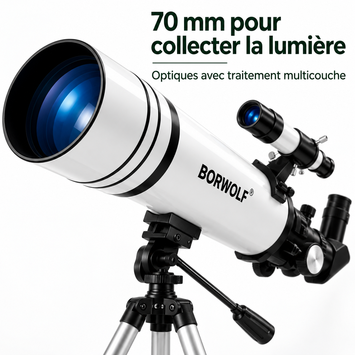 Télescope Astronomique 70/400 mm – Observation de la Lune — détails du produit
